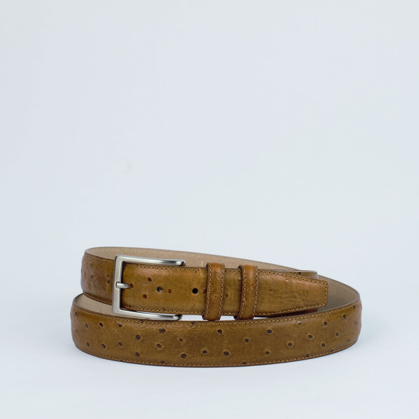 Ceinture cuir façon autruche, Modèle 690/35