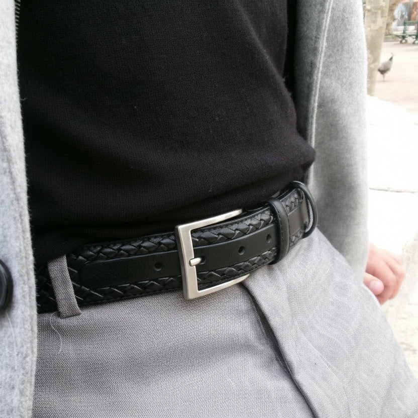 Ceinture en Cuir au Style Intemporel, Modèle 6482/35