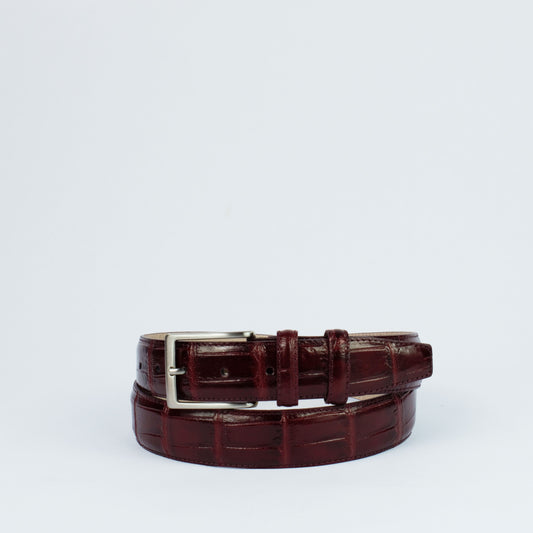 Ceinture en cuir façon crocodile, Modèle 1010/35