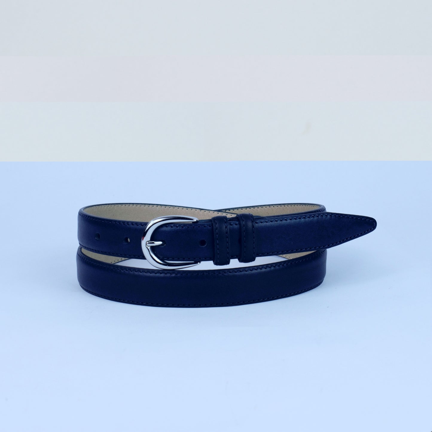 Ceinture classique, boucle en metal, Modèle 328/25