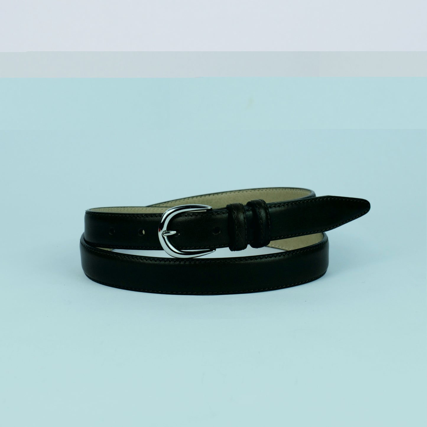 Ceinture classique, boucle en metal, Modèle 328/25