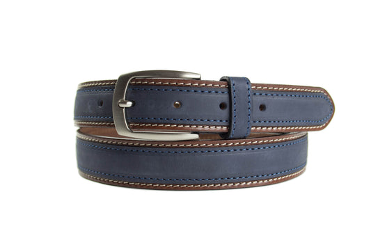 Ceinture double cuir 3,5 cm, Modèle 3709/35