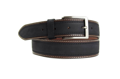 Ceinture double cuir 4 cm, Modèle 3709/40