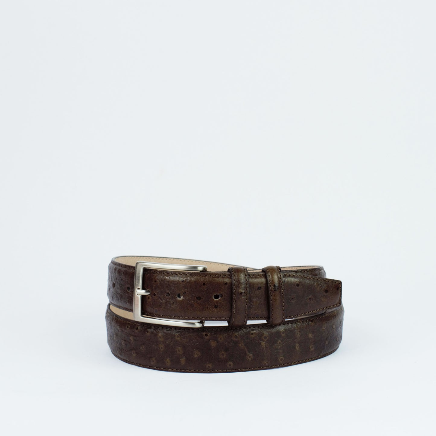 Ceinture cuir façon autruche, Modèle 690/35