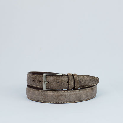 Ceinture en cuir effet vintage, Modèle 9402/35