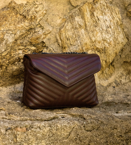 Sac matelassé en cuir, Modèle Star petite taille