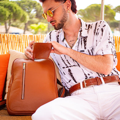 Sac à Dos Cognac, Mod. Ulisse (taille médium)