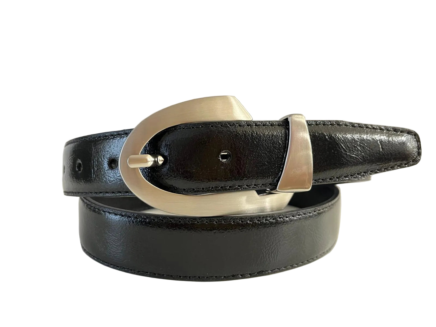 Ceinture en cuir pour Femme boucle asymétrique, Modèle 343/30