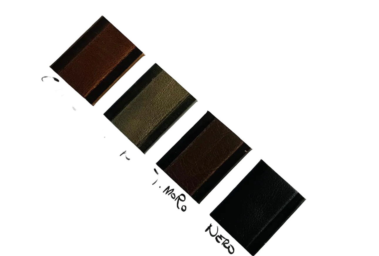 Ceinture en cuir sans surpiqure effet opaque, Modèle 4072/35