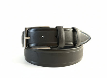 Ceinture en cuir sans surpiqure effet opaque, Modèle 4072/35
